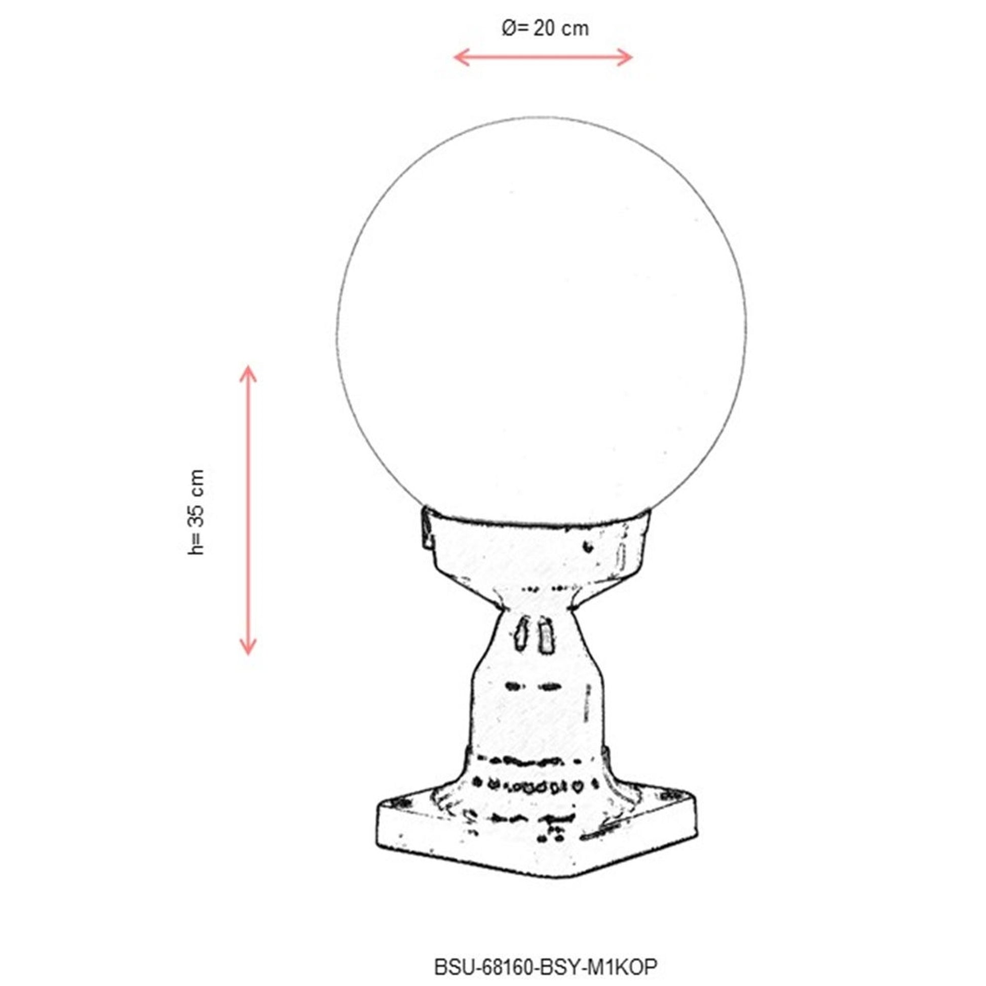 Aplique De Pared, Recto, Pantalla Blanca, Para Exterior, Abs , Negro, 20x20x35, Casquillo E 27 Max 60 W