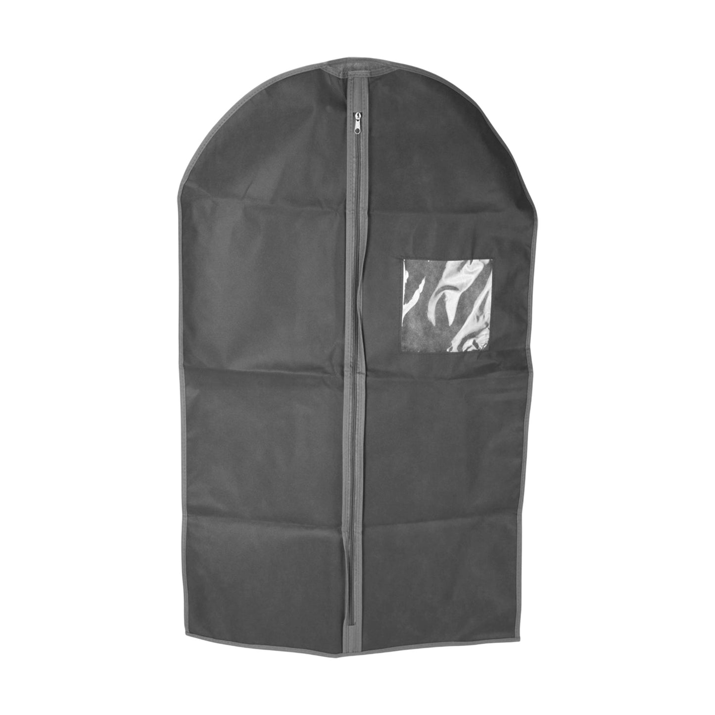 Well Home Bolsa De Traje No Tejida De Alta Calidad Con Cremallera Y Ventana - 61x135cm En Gris Oscuro_0