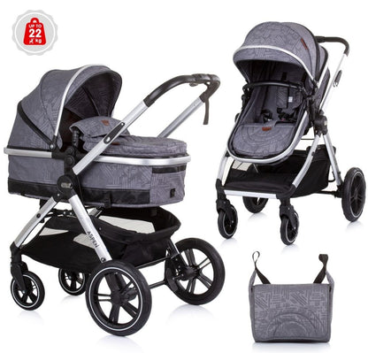 Carrito De Bebé Dúo Convertible Aspen Hasta 22 Kg Graphite_0