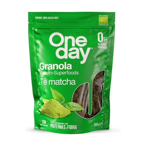 Granola matcha Proteína+Superalimentos ONE DAY 300 gr BIO