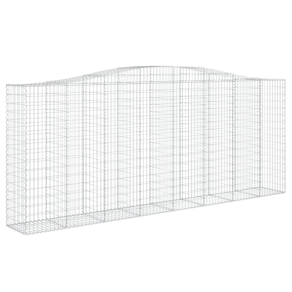 Cestas De Gaviones 7 Uds Forma De Arco Hierro 400x50x160/180 Cm_2