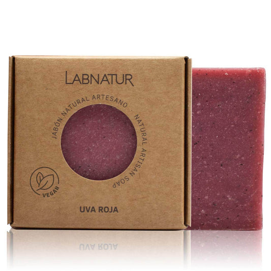 Jabón Natural Artesano Uva Roja Labnatur 100 g | Antioxidante | Revitalizante | Piel Madura_0