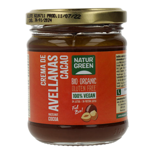 Creme de Avelã e Cacau Naturgreen, 200 g