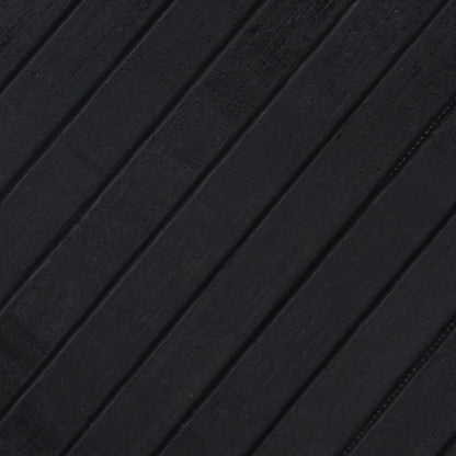 Alfombra Rectangular Bambú Negro 80x1000 Cm / Vetonek_5