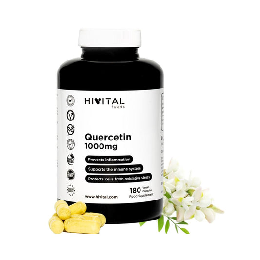 Quercetina 1000 mg Hivital 180 cápsulas vegan