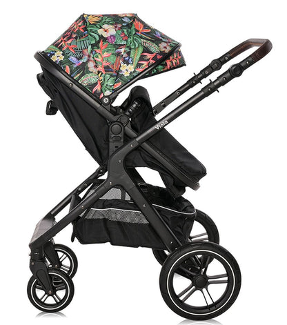 Carrito De Bebé Trío Viola Hasta 22 Kg Tropical Flowers_2