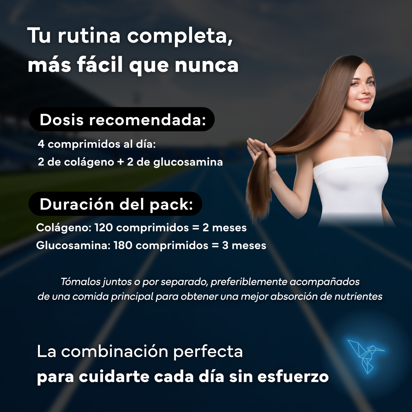 Colágeno Marino Con Magnesio + Glucosamina Condroitina Msm 6en1. Sevens Nutrition. Cuidado Articular, Óseo Y Cutáneo_4