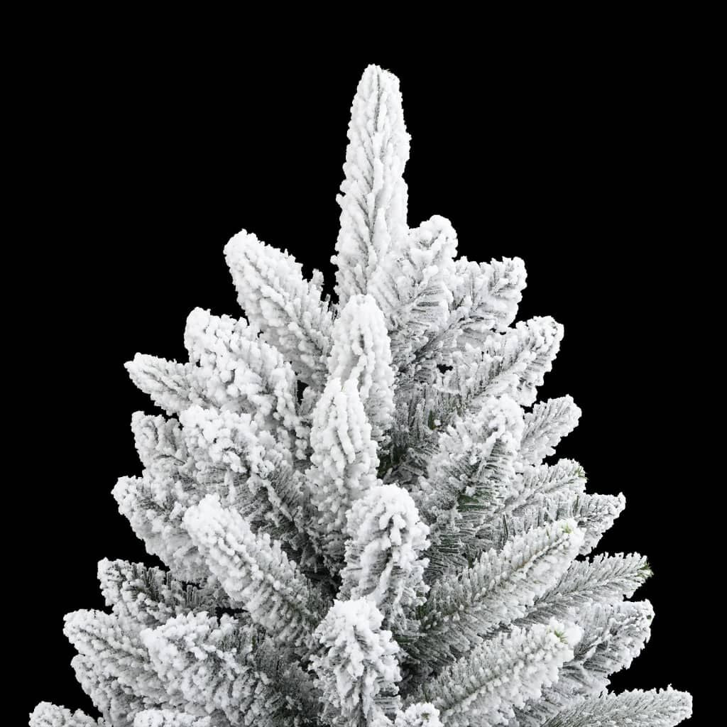 Vidaxl Árbol De Navidad Artificial Con Nieve Pvc Y Pe 180 Cm_4