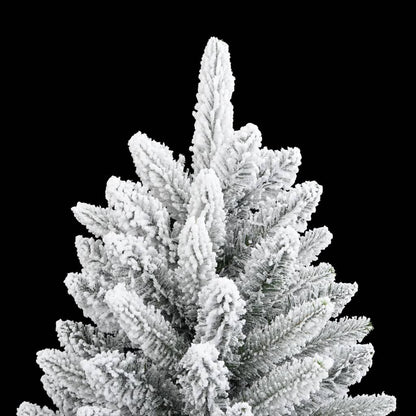 Vidaxl Árbol De Navidad Artificial Con Nieve Pvc Y Pe 180 Cm_4