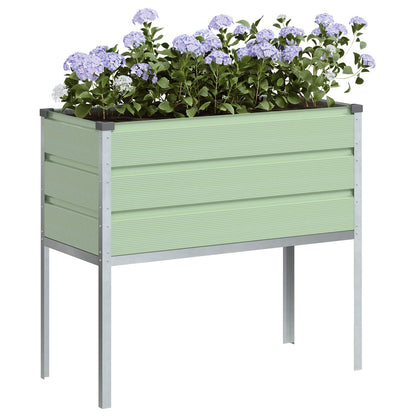 Jardinera Verde Pastel 100 X 45 X 90 Cm Acero Galvanizado_2