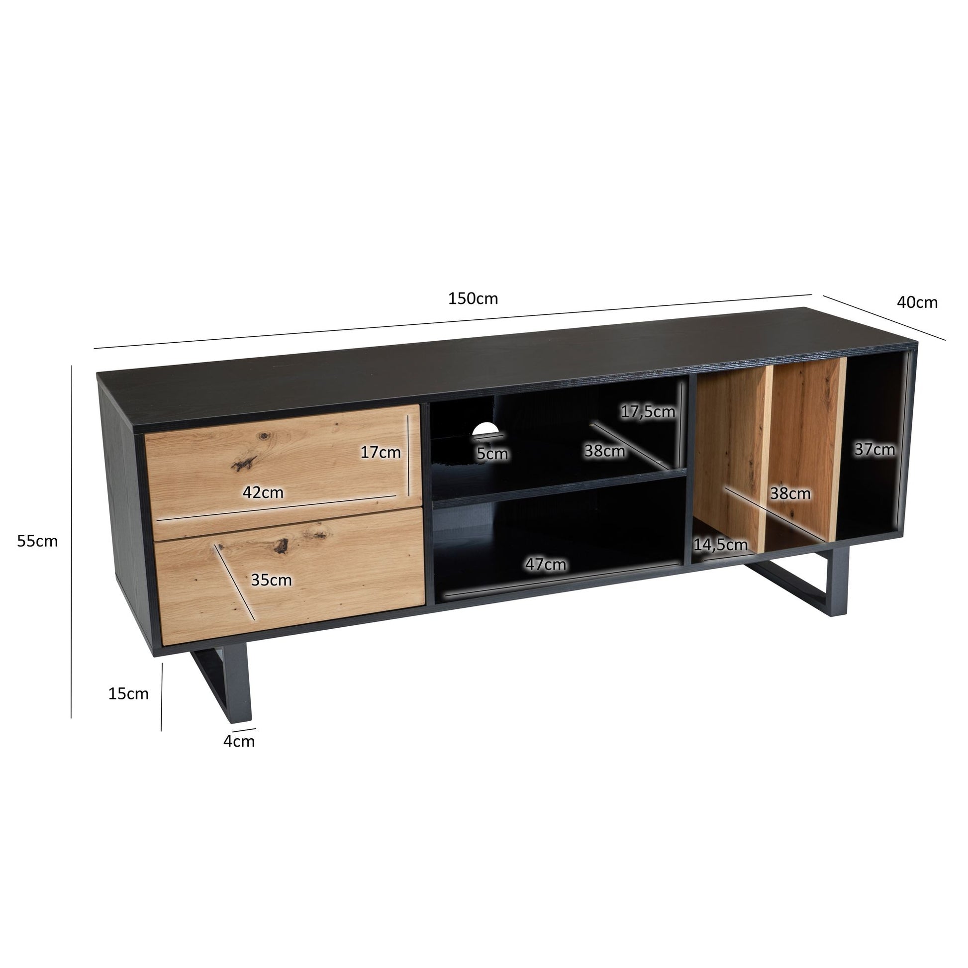 Mueble De Tv Elegante Y Minimalista Modelo Wl6.814_3