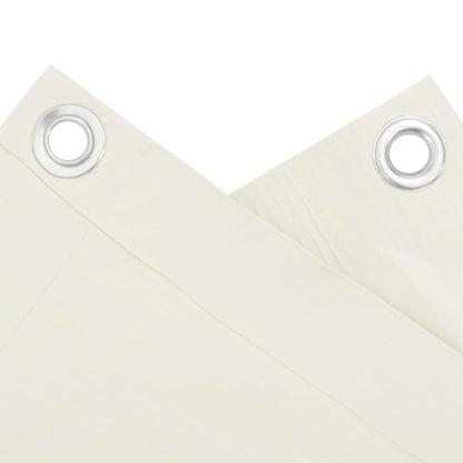 Pantalla De Privacidad De Balcón Pvc Blanco 800x90 Cm / Vetonek_3