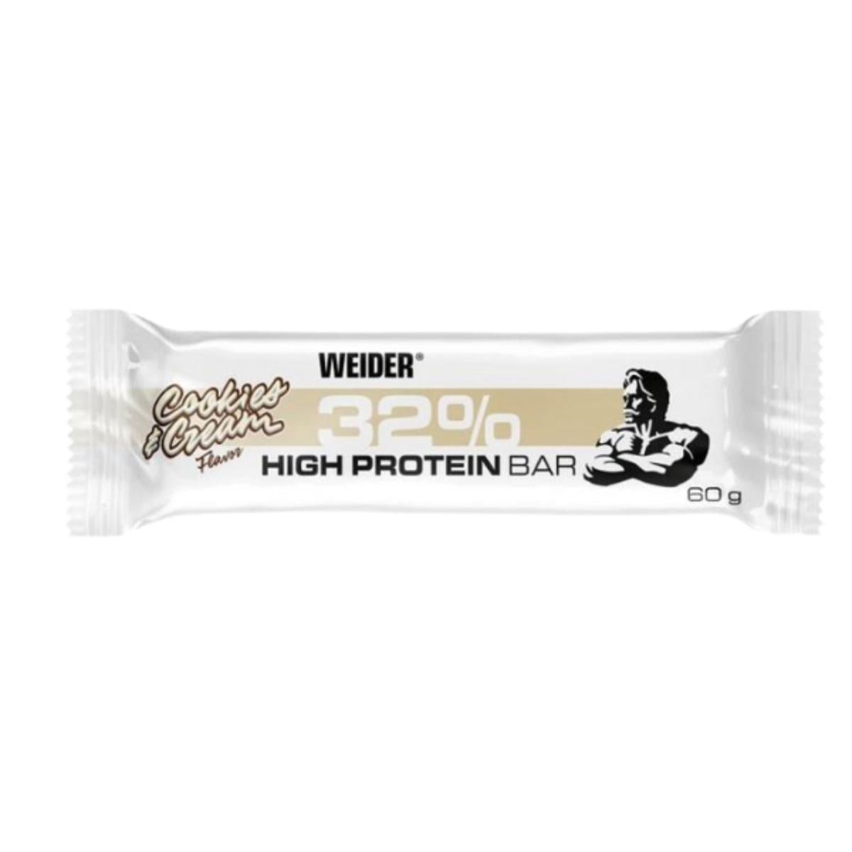 Barra Proteica 32% bolachas e creme Weider 60 g