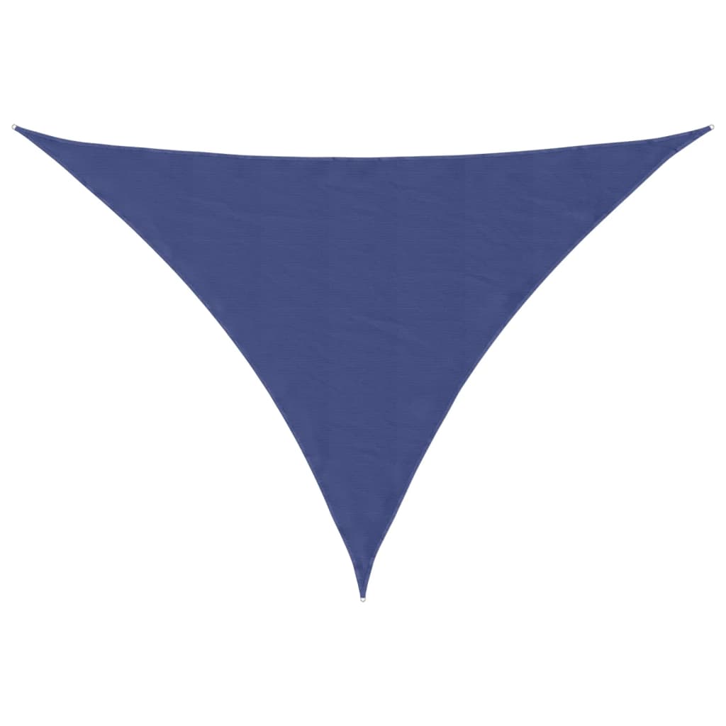 Toldo De Vela Triangular Tela Oxford Azul 4x5x5 M_0