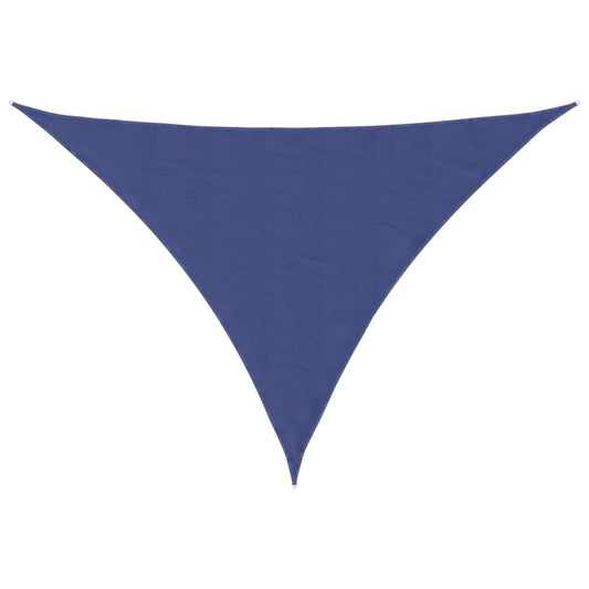Toldo De Vela Triangular Tela Oxford Azul 4x5x5 M_0