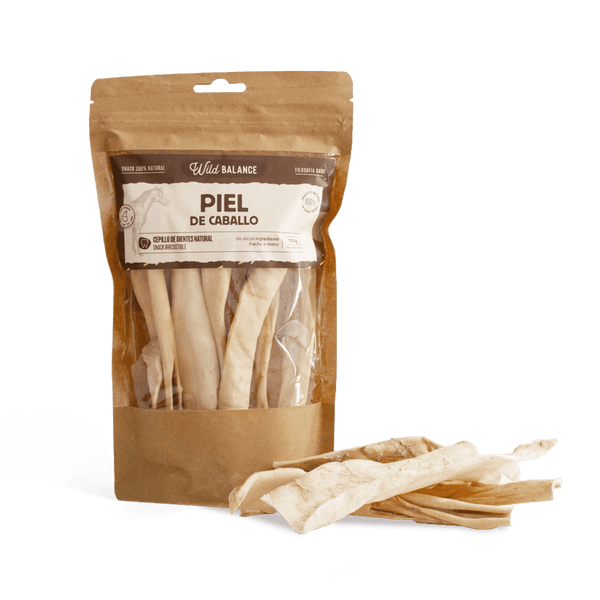 Mordedor em pele de cavalo natural Wild Balance 100g