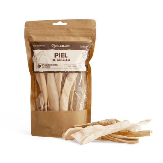 Mordedor em pele de cavalo natural Wild Balance 100g