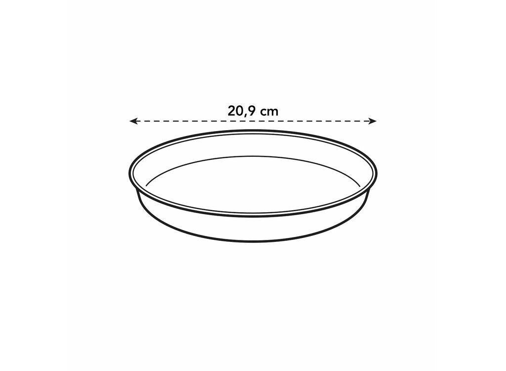 Elho Plato Loft Urban Gris 21cm_1