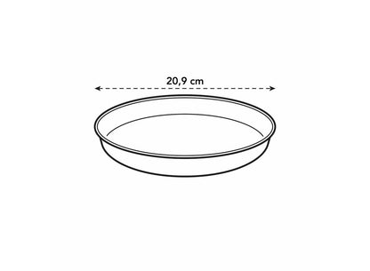 Elho Plato Loft Urban Gris 21cm_1