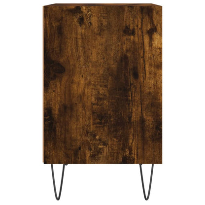 Mesitas De Noche 2 Uds Madera Ingeniería Roble Humo 40x30x50 Cm_4