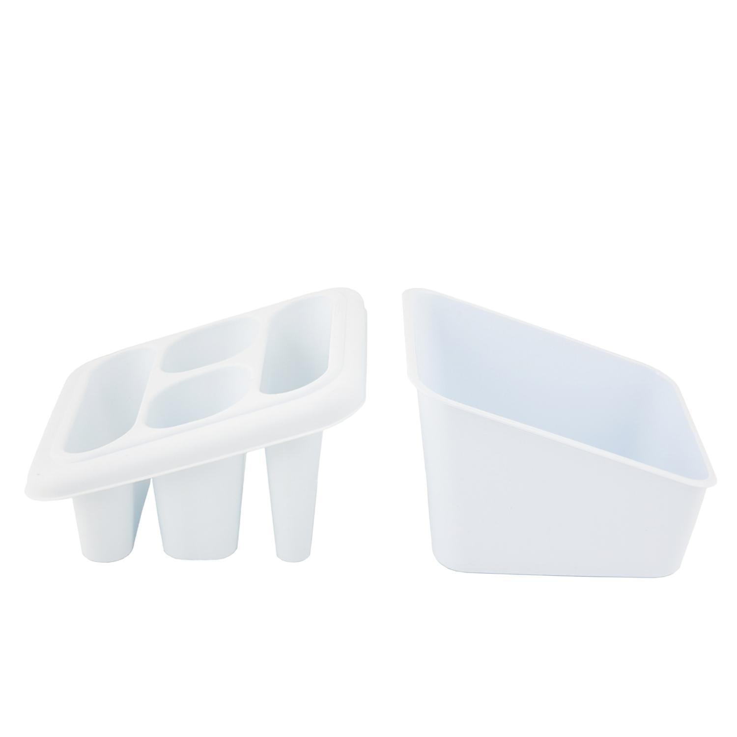 Escurrecubiertos Plástico Con Bandeja Antigoteo._1