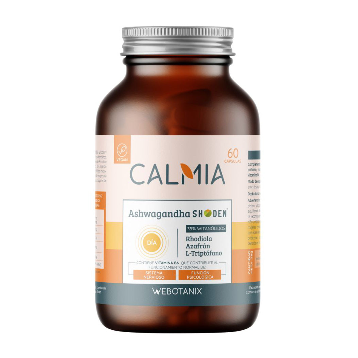Calmia Day 60 cápsulas WeBotanix