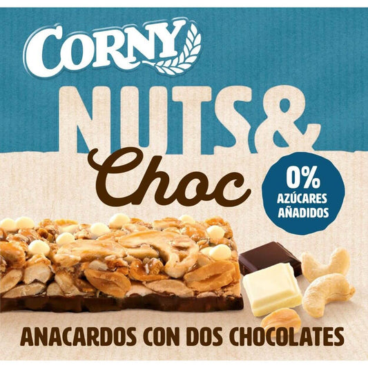 Barra de chocolate Corny Nuts&amp;Choc Cashew Choc Hero 50g