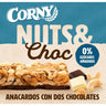 Barra de chocolate Corny Nuts&Choc Cashew Choc Hero 50g
