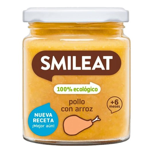 Smileat Frango Biológico e Arroz Pote +6 meses, 230g