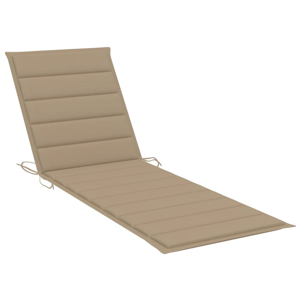 Vidaxl Tumbona Doble Y Cojines Beige Madera Pino Impregnada_3