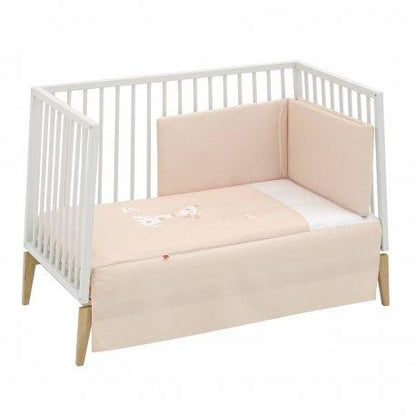 Conjunto de edredão de 2 peças IV. Cambrass / Rosa-céu / Berço 70