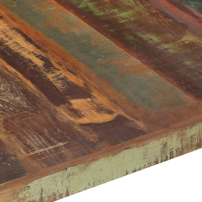 Mesa De Centro Madera Maciza Reciclada 140x140x40 Cm_3