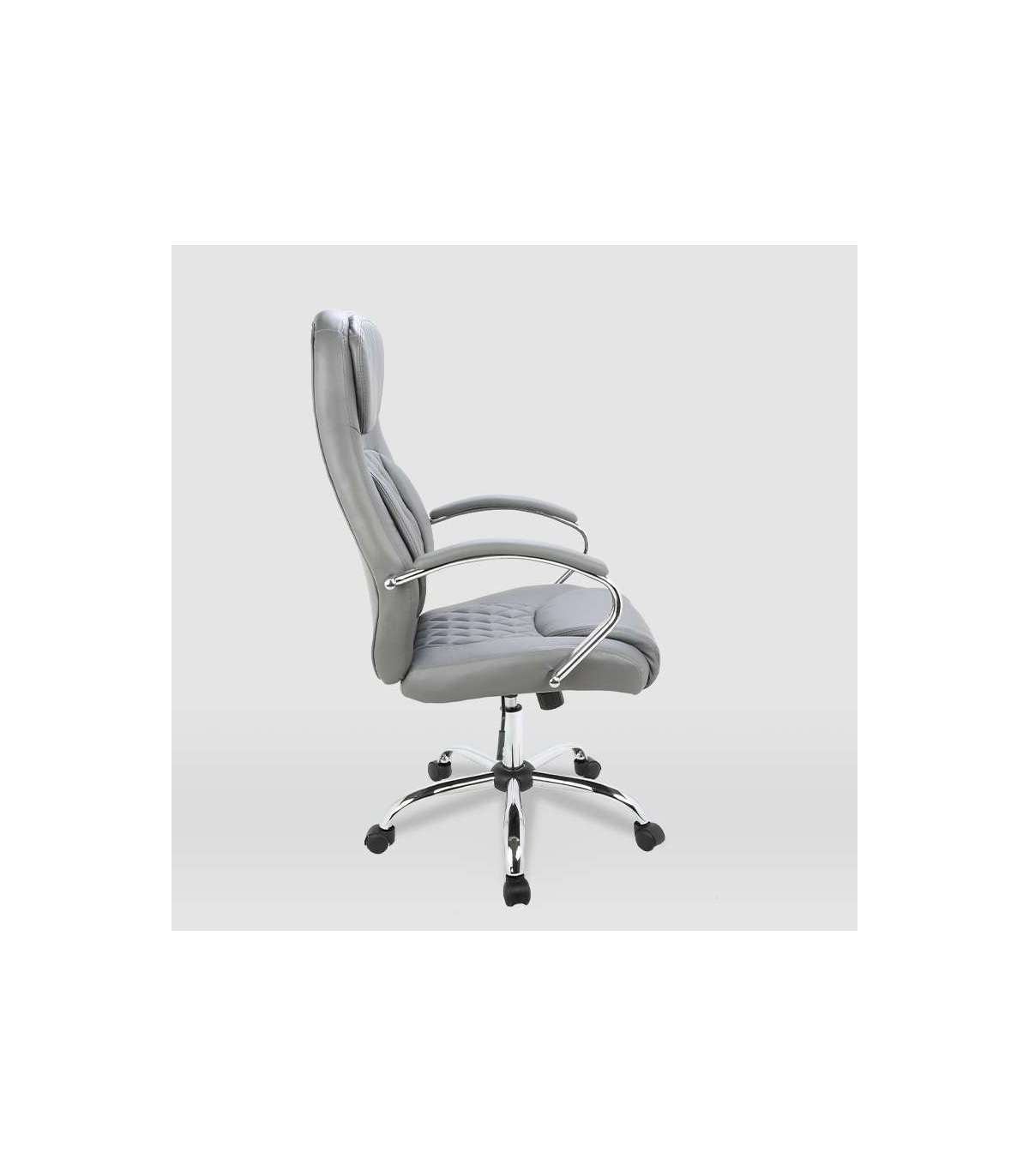Silla De Oficina Angela En Gris. Alto: 115-125. Ancho: 62. Fondo: 69,5_1