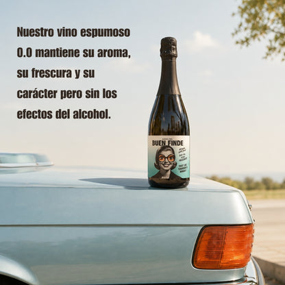 Vino Sin Alcohol 0,0% Frizzante Airén | Pack 6 Botellas X 750 Ml | Vino Espumoso Desalcoholizado | Ligero Y Refrescante_4
