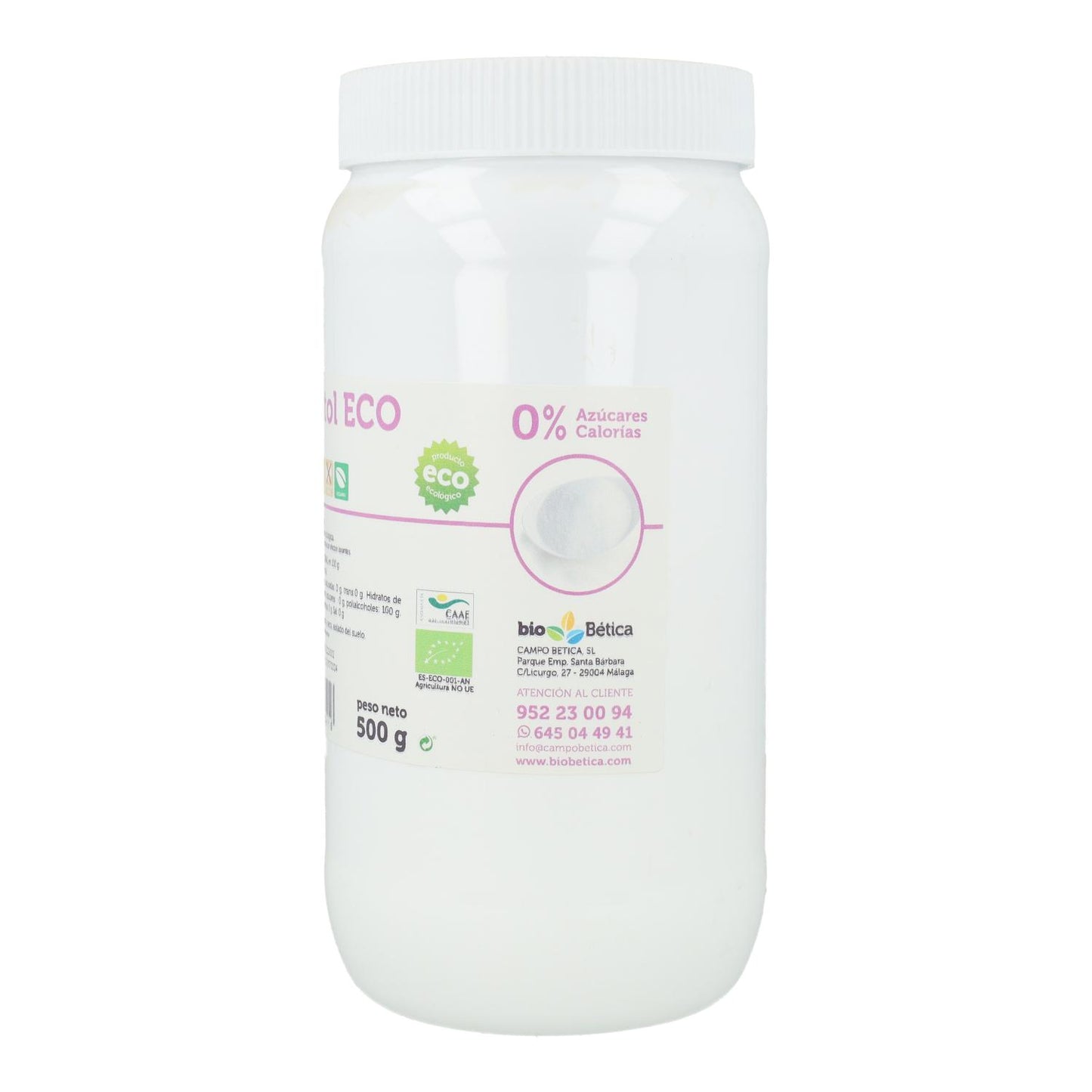 Bio Eritritol BioBética 500Gr