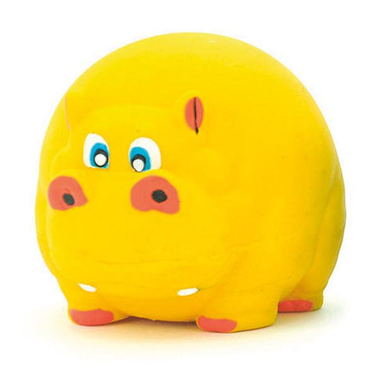 Brinquedo de látex para cão Arquivet Hipopótamo Amarelo