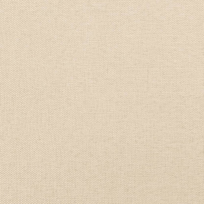 Estructura De Cama Con Cabecero De Tela Color Crema 120x200 Cm / Vetonek_1