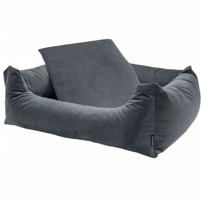 Madison Cama Para Perros Velvet Gris 100x80x25 Cm / Vetonek_0