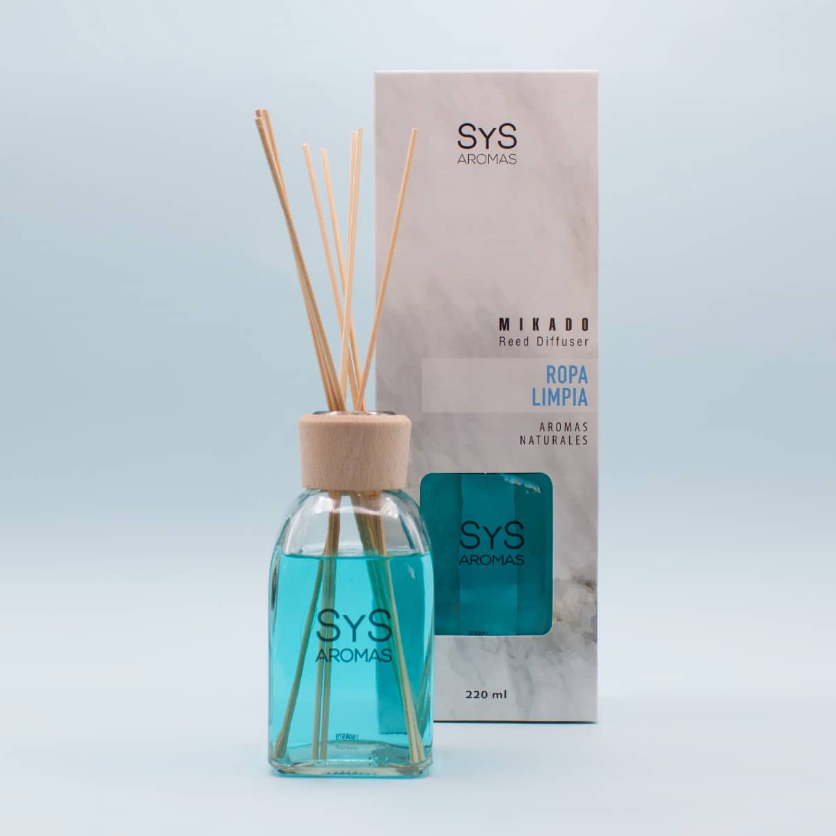 Ambientador Mikado Ropa Limpia 220 ml | Aroma Fresco y Algodón | Sensación de Limpieza | Fragancia Duradera_1