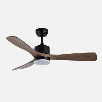 Ventilador Dc Azabache 20w Negro 3asp.roble 6vel 3 Col 40/50x121d 2350lm Remoto,memor,tempo_3