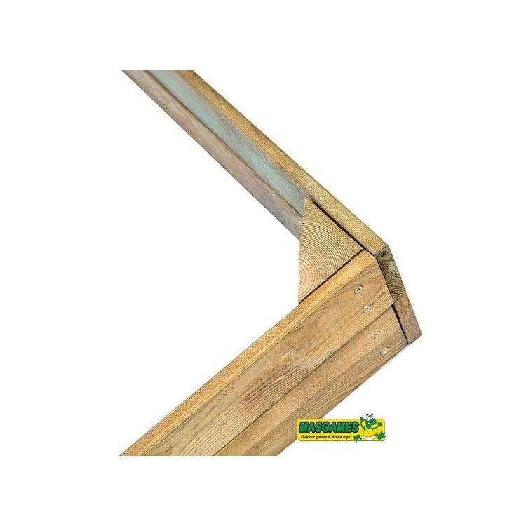 Arenero De Madera Masgames Basic M Con Cubierta De Lona._1