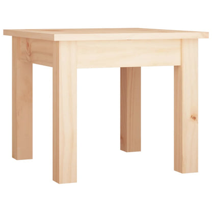 Mesa De Centro De Madera Maciza De Pino 35x35x30 Cm_0