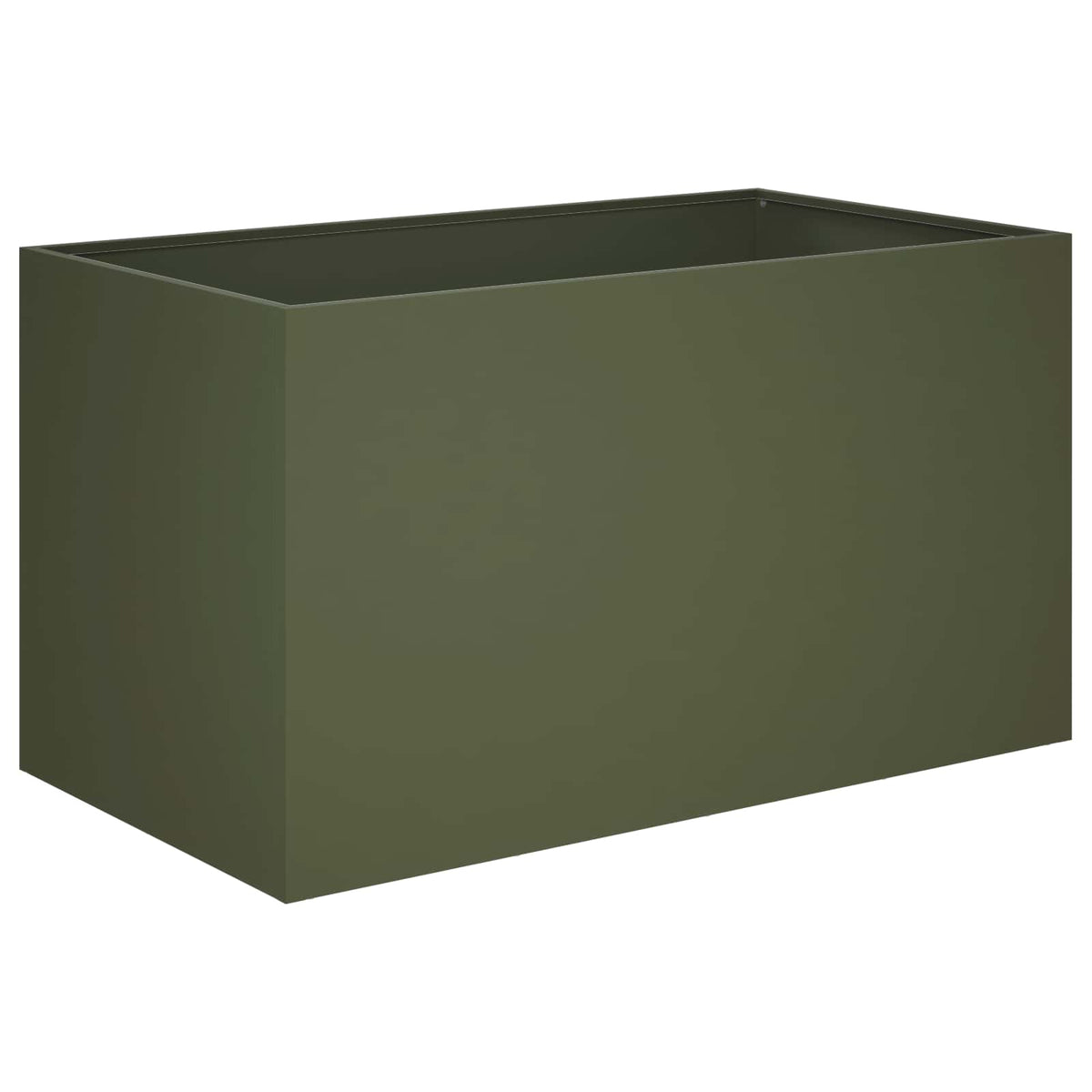 Macetero De Jardín 2 Uds. Verde Oliva 80 X 50 X 50 Cm_2