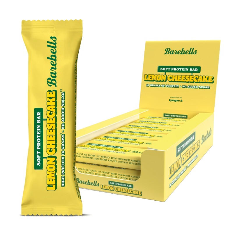 Caja De 12 Barritas de 55gr Sabor Lemon Cheesecake Barebells_0