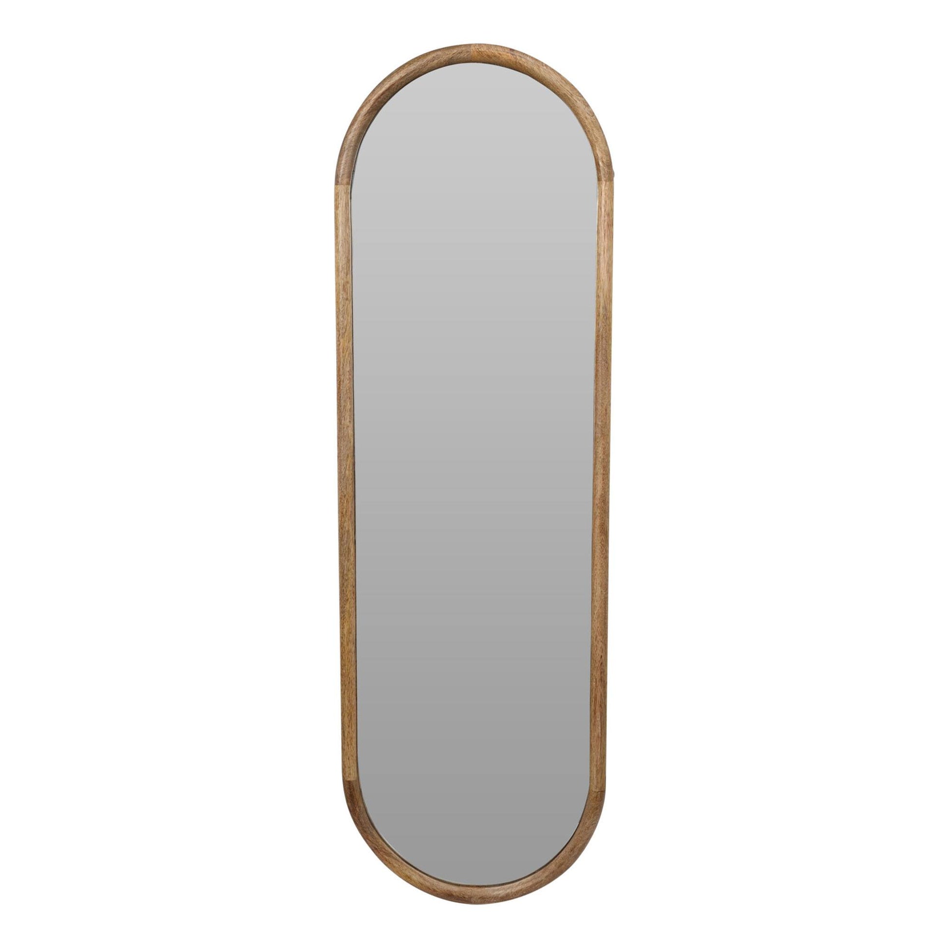 Espejo Ovalado En Madera H.115cm - Well Home_0