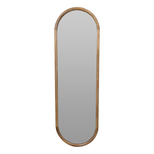 Espejo Ovalado En Madera H.115cm - Well Home_0