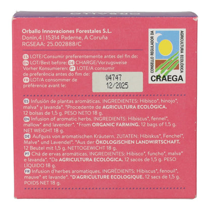 Infusão "acalme o seu karma" Bio orballo 15 pirâmides