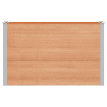 Arriate Elevado Marrón 150 X 50 X 91 Cm Wpc Y Aluminio_2
