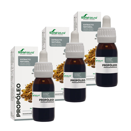 Embalagem 3x Extrato de Própolis XXI Soria Natural 50 ml