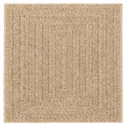 Vidaxl Alfombra Zizur Aspecto Yute Interior/exterior Beige 240x240 Cm_0